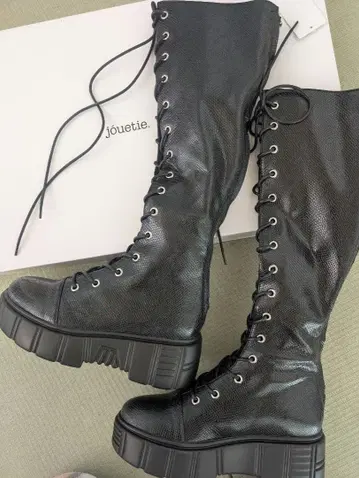 jouetie 블랙 롱 부츠