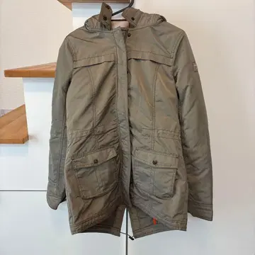 Abercrombie & Fitch 모즈 코트 올리브 그린 코트