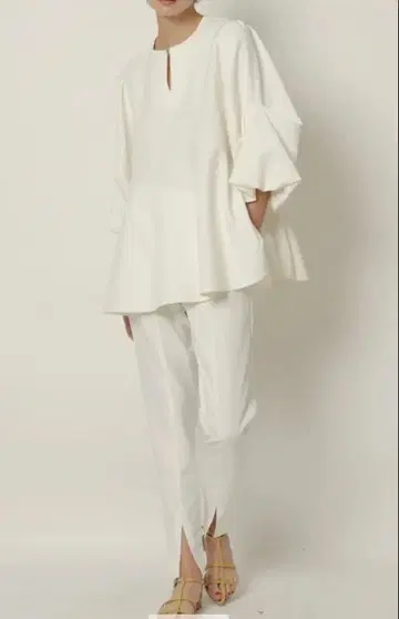 카듀네 슬릿 팬츠 38