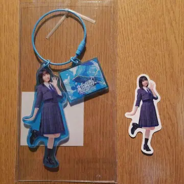 히나타자카46 신참자 오노 마나미 아크릴 참 스티커