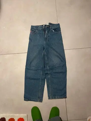 BIGBOY 와이드 팬츠 S 사이즈 인디고 블루