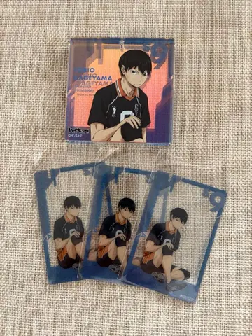 하이큐!! BIG 오로라 블로키 & 클리어 카드 복권 카게야마 토비오