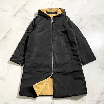 M18115 슬로우&스타일 래글런 트윌 2way 따뜻한 코트 블랙 M