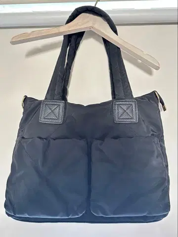 HAYNI (헤이니) 블랙 퀼팅 토트백