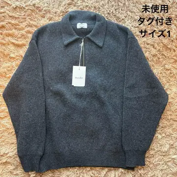 [ 미사용 ] 크렙스큐어 스티븐 아란 하프 지퍼 니트 1 남성용