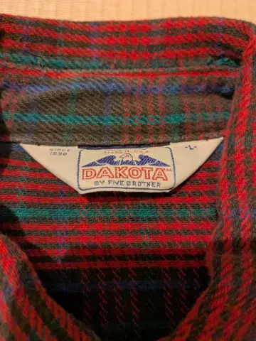 DAKOTA 플란넬 셔츠 L 사이즈