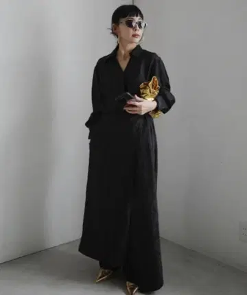 Ameri SATIN JACQUARD FLOWER DRESS