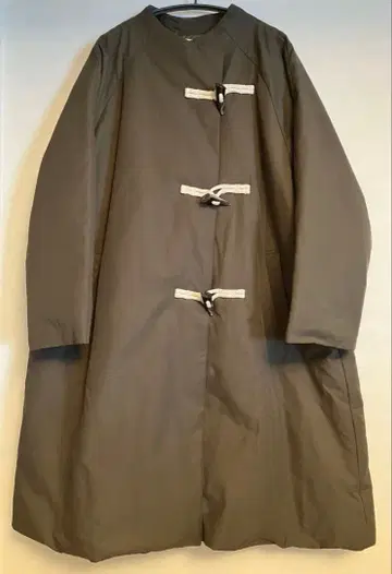 LOISIR 올리브 그린 더플 코트