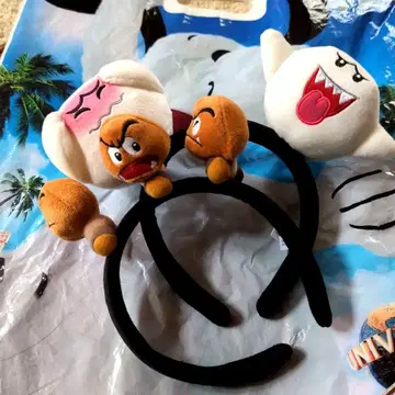 마리오 시리즈 머리띠 2개 세트