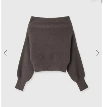 anuans 라쿤 폭스 오프숄더 니트 풀오버