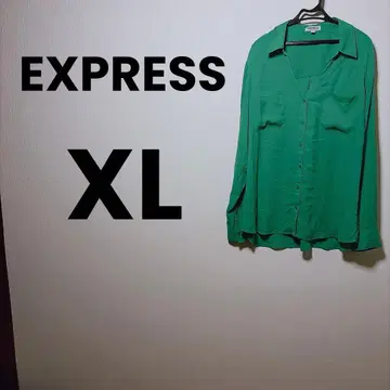 EXPRESS 포트폴리오 셔츠 XL 그린