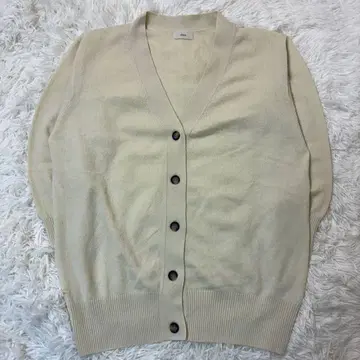 이에나 캐시미어 100% 롱 가디건 아이보리 프리 사이즈