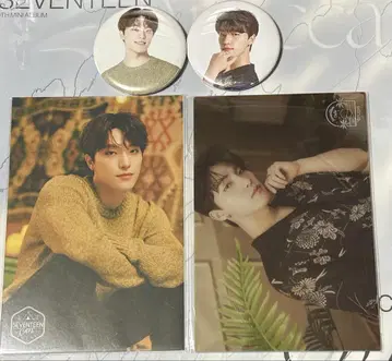 SEVENTEEN cafe 2022 엽서 캔뱃지 디노