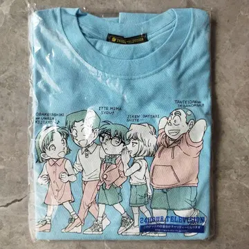 [ 새상품 ] 24시간 TV 코난 차리 T셔츠 S 사이즈 스카이블루