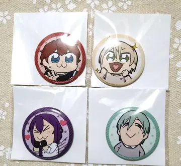 앙스타 부쿠스타 캔뱃지 4세트