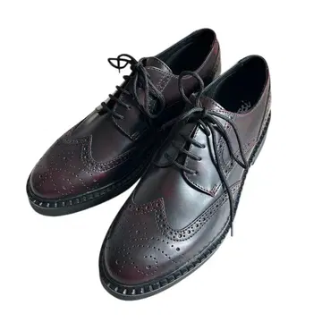 다크 브라운 윙팁 슈즈 소가죽 사이즈 44