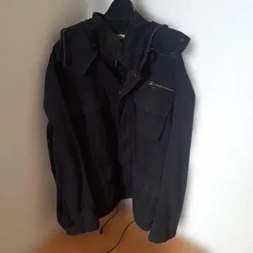 Journal Standard 블랙 밀리터리 자켓