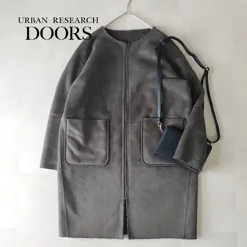 URBAN RESEARCH DOORS 리버서블 페이크 무스탕 코트