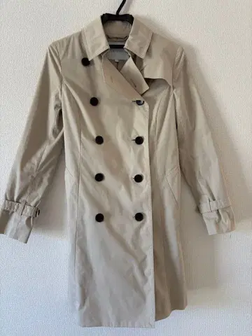UNTITLED 베이지 트렌치코트