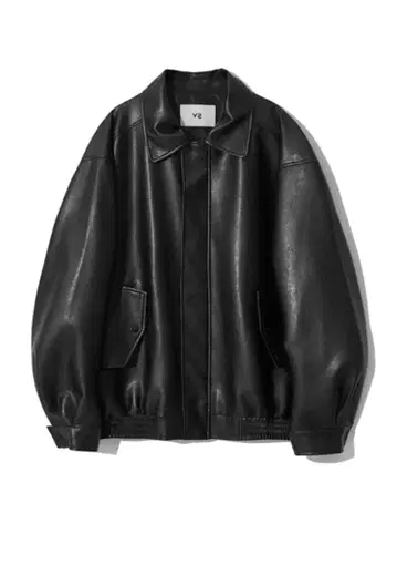 VTWO 465-3 VEGAN LEATHER OVERFIT JACKET