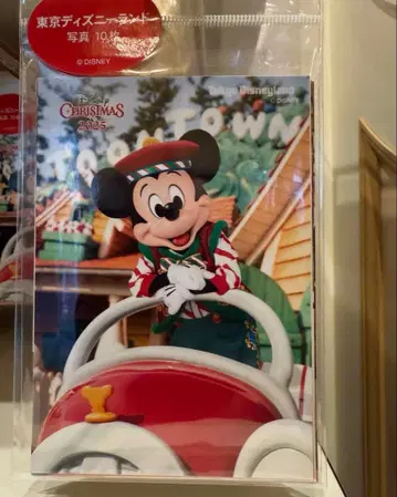 디즈니 크리스마스 미키와 친구들 사진 새상품