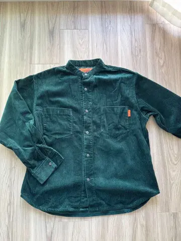 UNIVERSAL OVERALL 코듀로이 셔츠 다크 그린