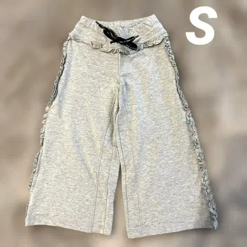 Tialeeray | 티어리레이 맨투맨 팬츠 S 프릴 헬스장