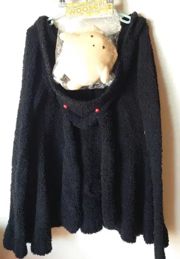 우우사기의 그날의 우우사기님 토끼 귀 니트 후드티 봉제 인형