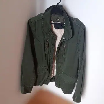 올리브 그린 밀리터리 자켓 M
