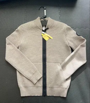 CANADA GOOSE 베이지 집업 니트 XS