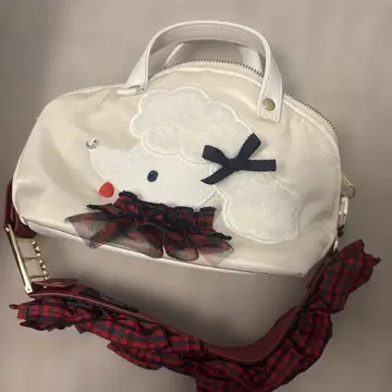 familiar bibiy 푸들 모티브 핸드백