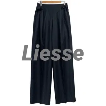 Liesse 리에스 택 팬츠 슬랙스 블랙 사이즈 2