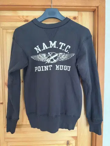 Warehouse 맨투맨 403 40 N.A.M.T.C. 흑먹색