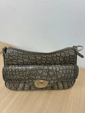 크로커다일 패턴 핸드백 BEAUGRAND