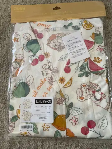 디즈니씨 더피 후르츠 패턴 L 사이즈