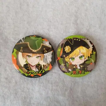 AMPTAK x COLORS 푸릿츠 캔 배지 2개 세트