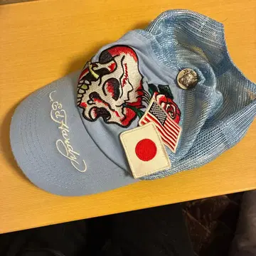 ED Hardy 스컬 자수 캡