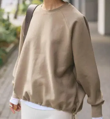 미사용 Spick and Span 종이상자 헴 개더 풀오버