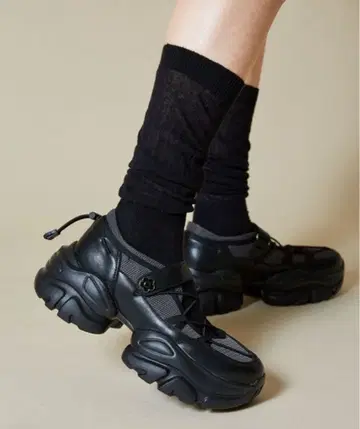 미사용 새상품 MARY QUANT x PUBLUX 메리 제인 스니커즈