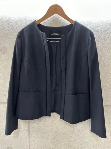 GREEN LABEL RELAXING 노카라 자켓 네이비