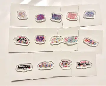 Poppin'Party 아크릴 핀즈 10th Anniversary