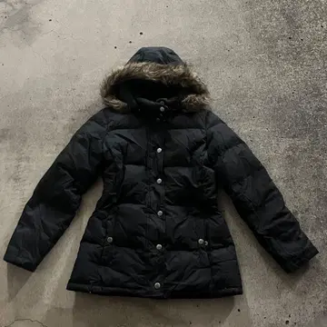 Gap 블랙 다운 자켓 퍼 y2k 헤이세이 갸루