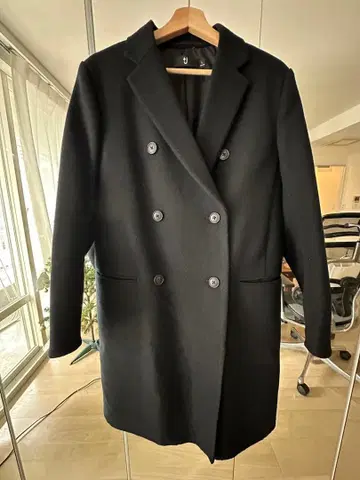 +J 컬렉션 2: 여성용 블랙 체스터 코트