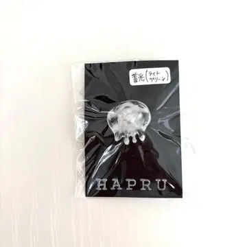 HAPRU 핀 배지 해파리 축광 라이트 그린