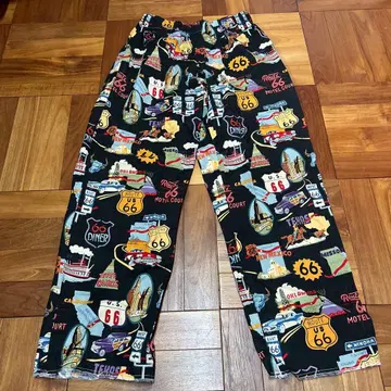 루트 66 빈티지풍 팬츠