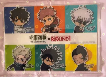 주술회전 라운드 원 B4 플라매트 SD 종류 다른 2종 세트