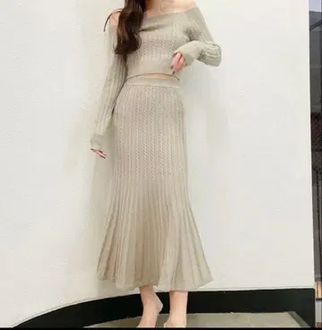 GYDA 케이블 니트 셋업