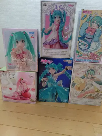 [ 미개봉 ] 하츠네 미쿠 프라이스 6종 세트