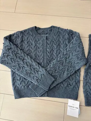 택 포함 새상품 Aquweiser-riche 트윈 니트