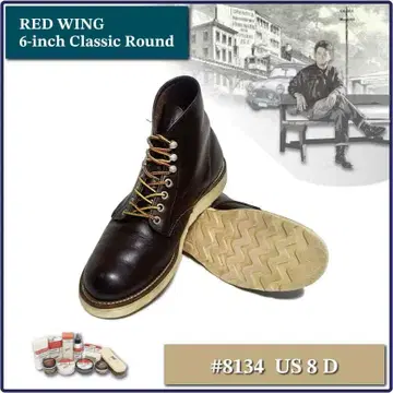 RED WING 6'Classic Round #8134 US 8 D